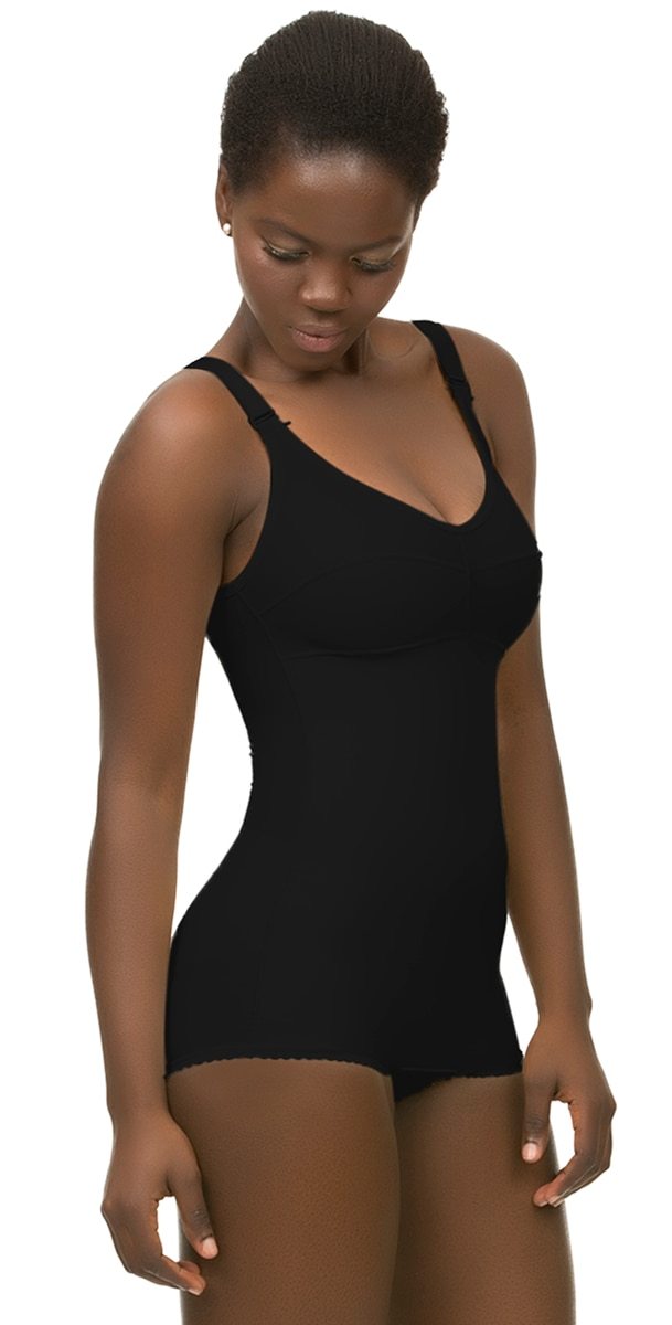 Body sin tirantes con sujetador - Estilo panty (BB02)