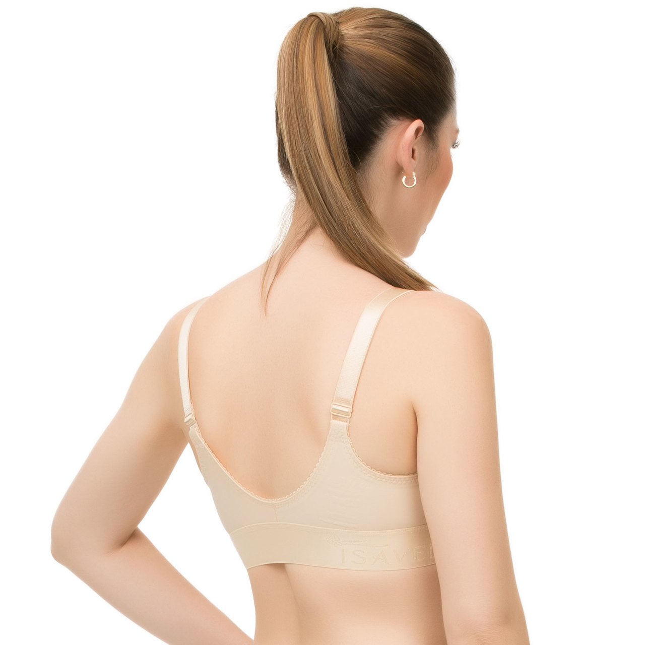 Sujetador para mujer, con espalda en U, brasier de compression postquirurgico (BR04)