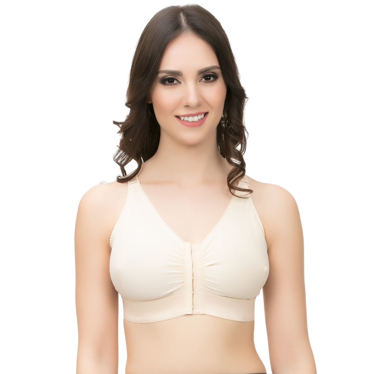 Sujetador para mujer, con espalda en U, brasier de compression postquirurgico (BR04)