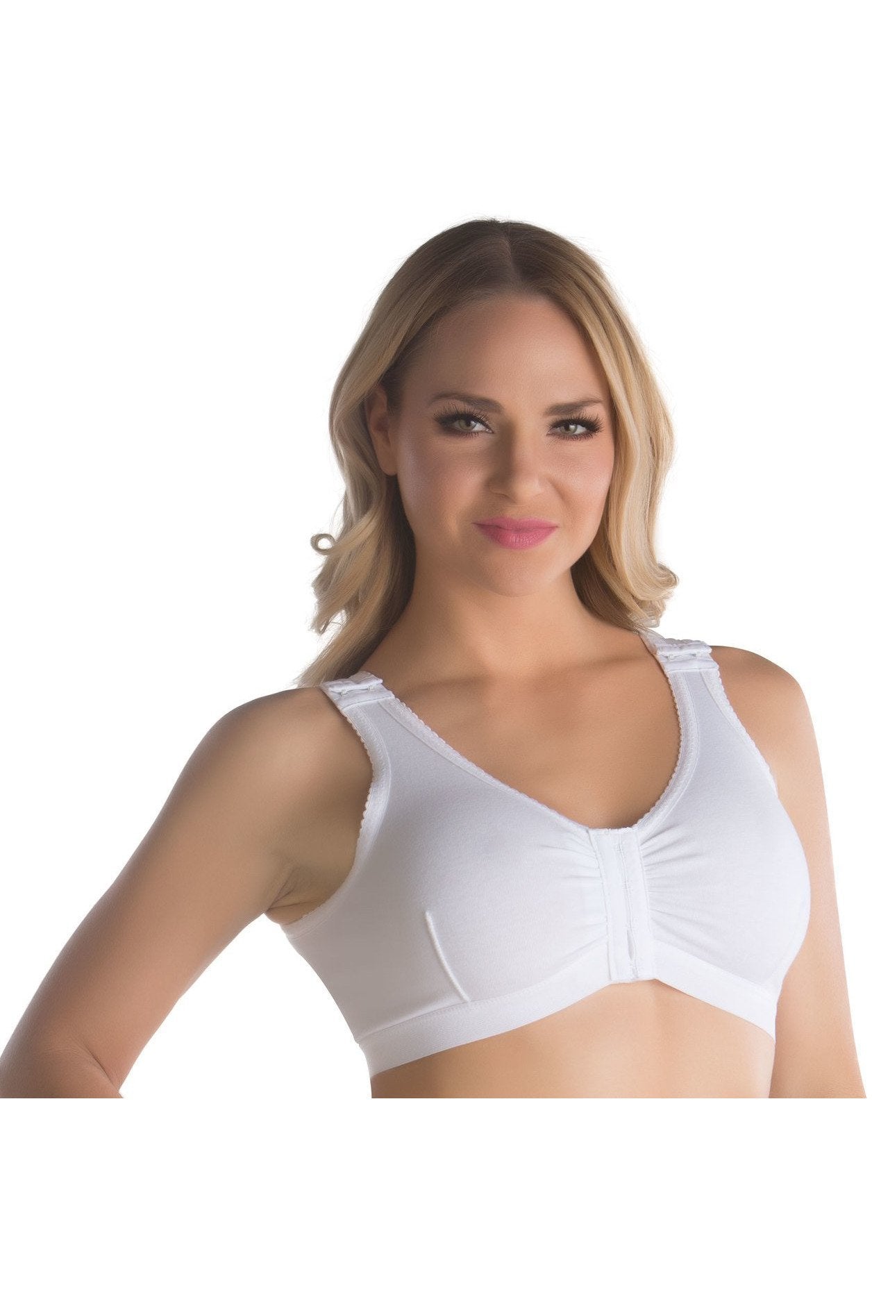 Sujetador algodón posquirúrgicos correas anchas con banda de 2"(CB02)