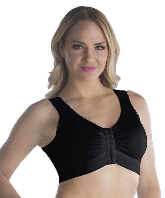 Sujetador algodón posquirúrgicos correas anchas con banda de 2"(CB02)