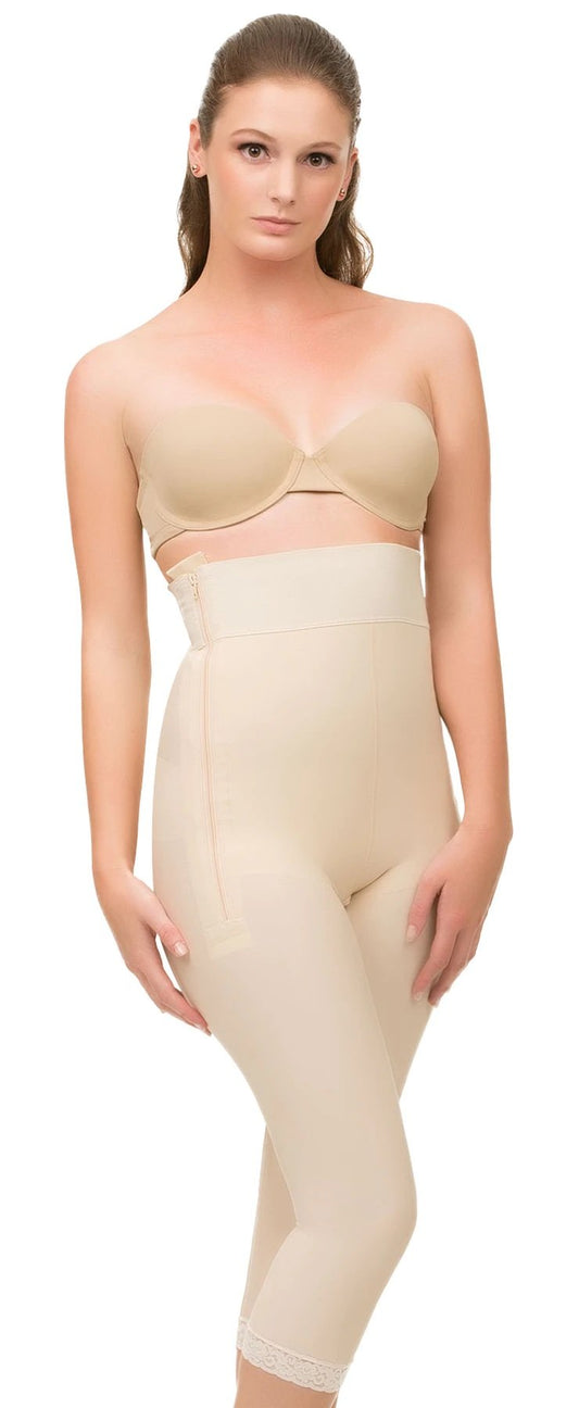 Faja leggings - compresión abdominal de alta cintura alta estilo capri (GR05)
