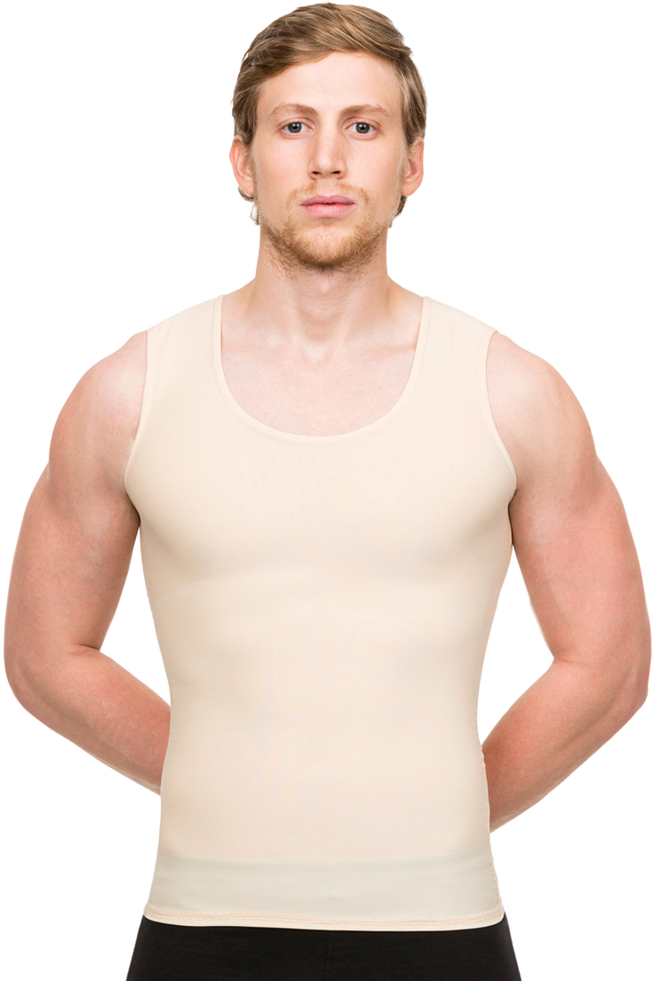 Camiseta de compresión para hombre postquirurgica (MG04)