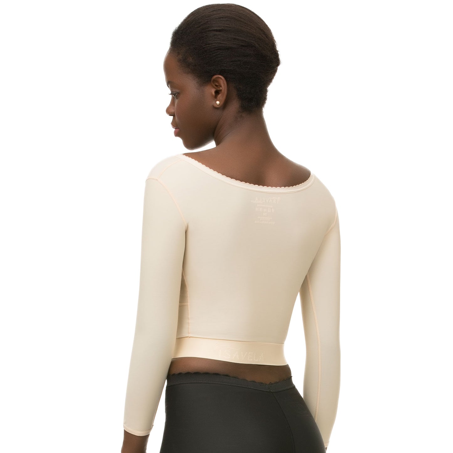 Chaleco bolero compresor con manga larga y brasier integrado (VS03-LS)