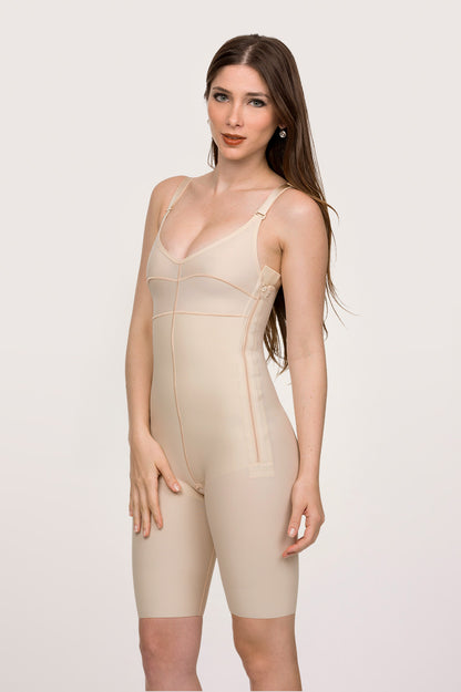 Faja Postquirúrgica a Media Pierna con Zipper y Brasier (BB03) | Primera Etapa