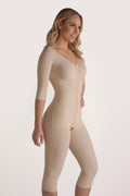 Faja Postquirúrgica Bajo la Rodilla con Mangas y Broches (BB09-BK)