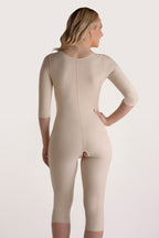 Faja Postquirúrgica Bajo la Rodilla con Mangas y Broches (BB09-BK)