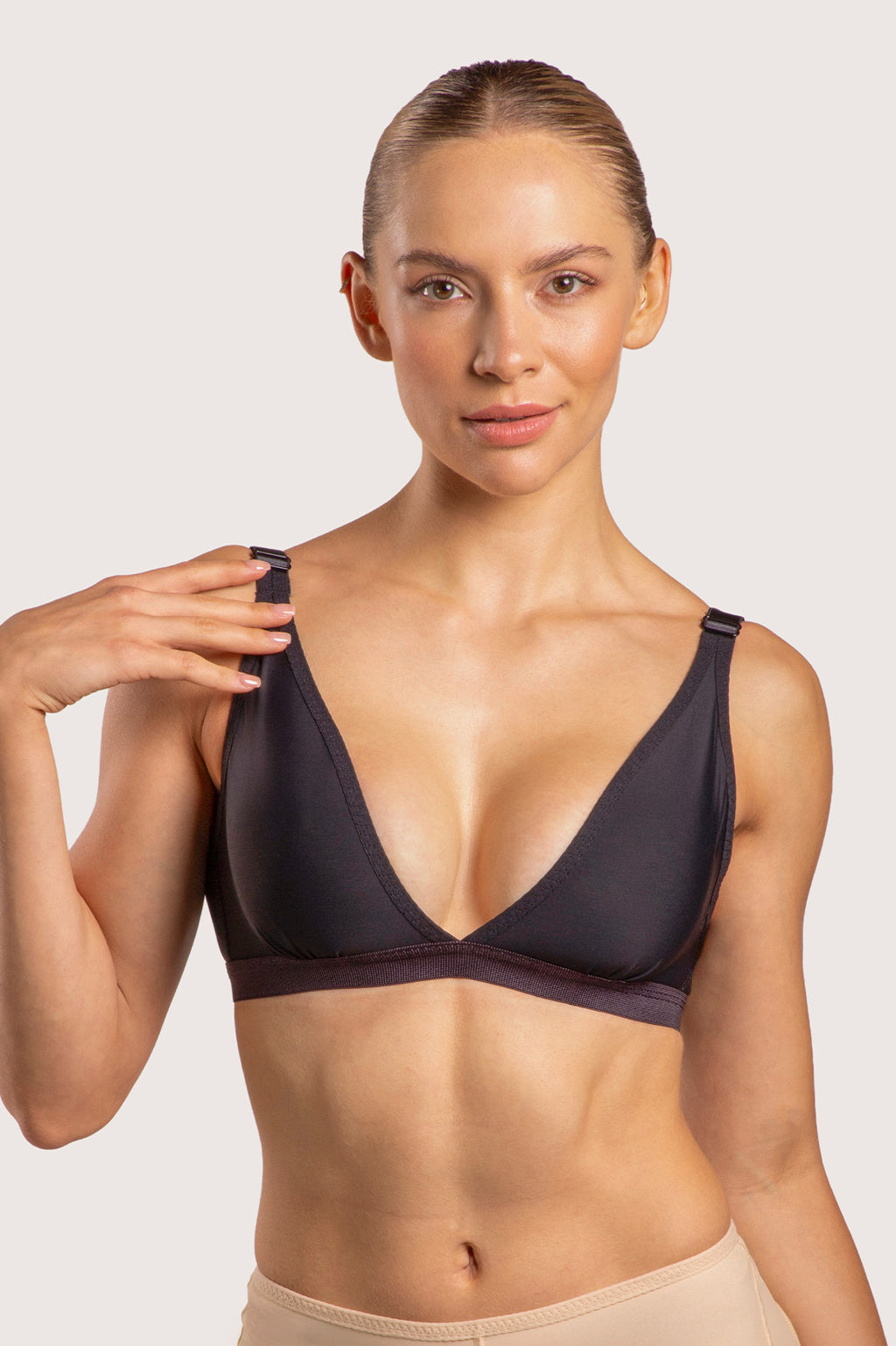 BR11 Bralette Triangular de Algodón