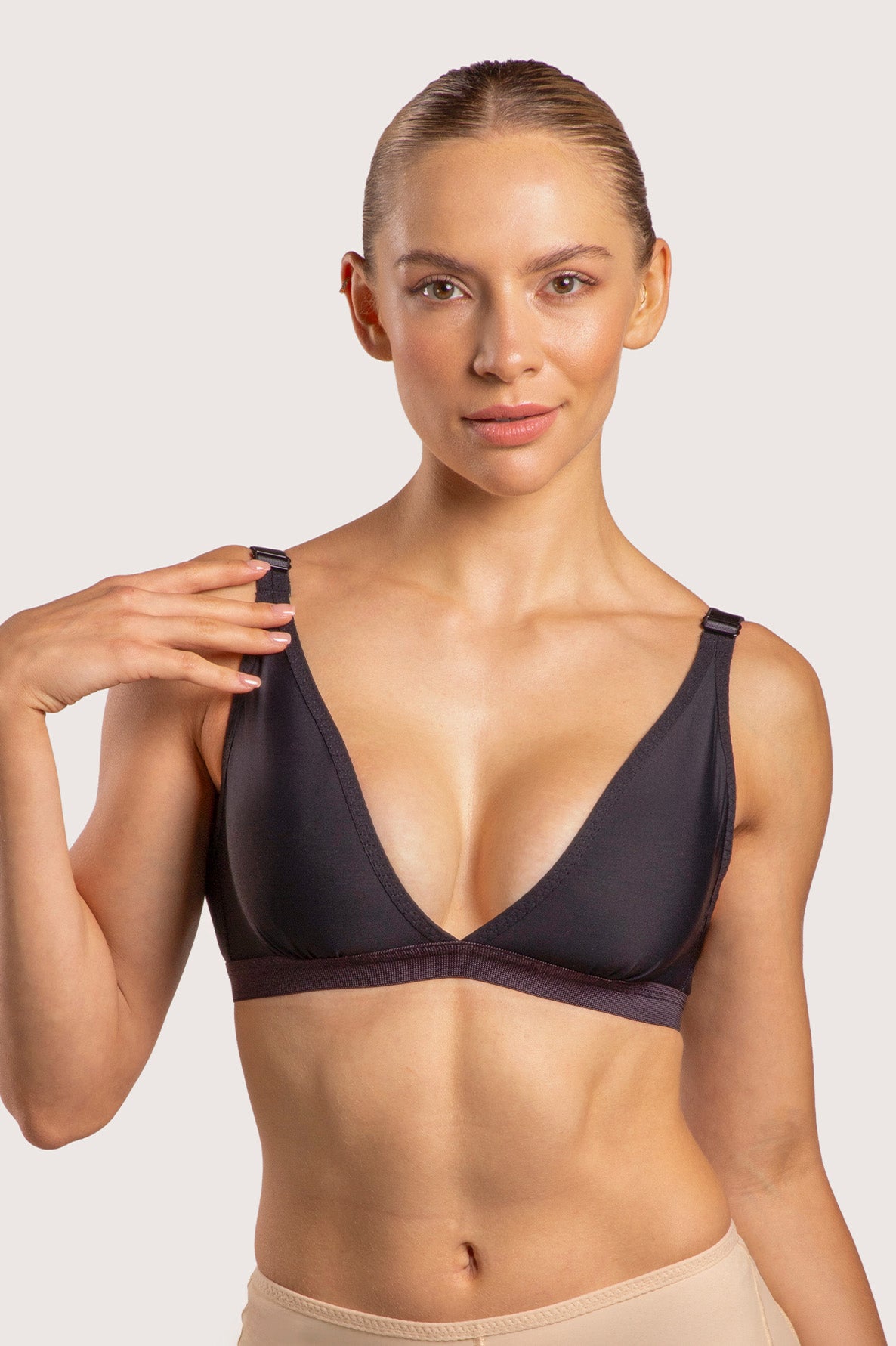 BR11 Bralette Triangular de Algodón