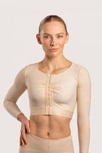 Bra/bolero post operatorio con mangas largas(VS02-LS)