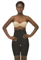 Pantalones cortos moldeadores de cuerpo de cintura alta con ziper (BE09)