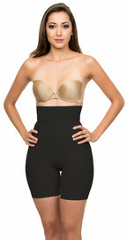 Pantalones cortos moldeadores de cuerpo de cintura alta (BE10)