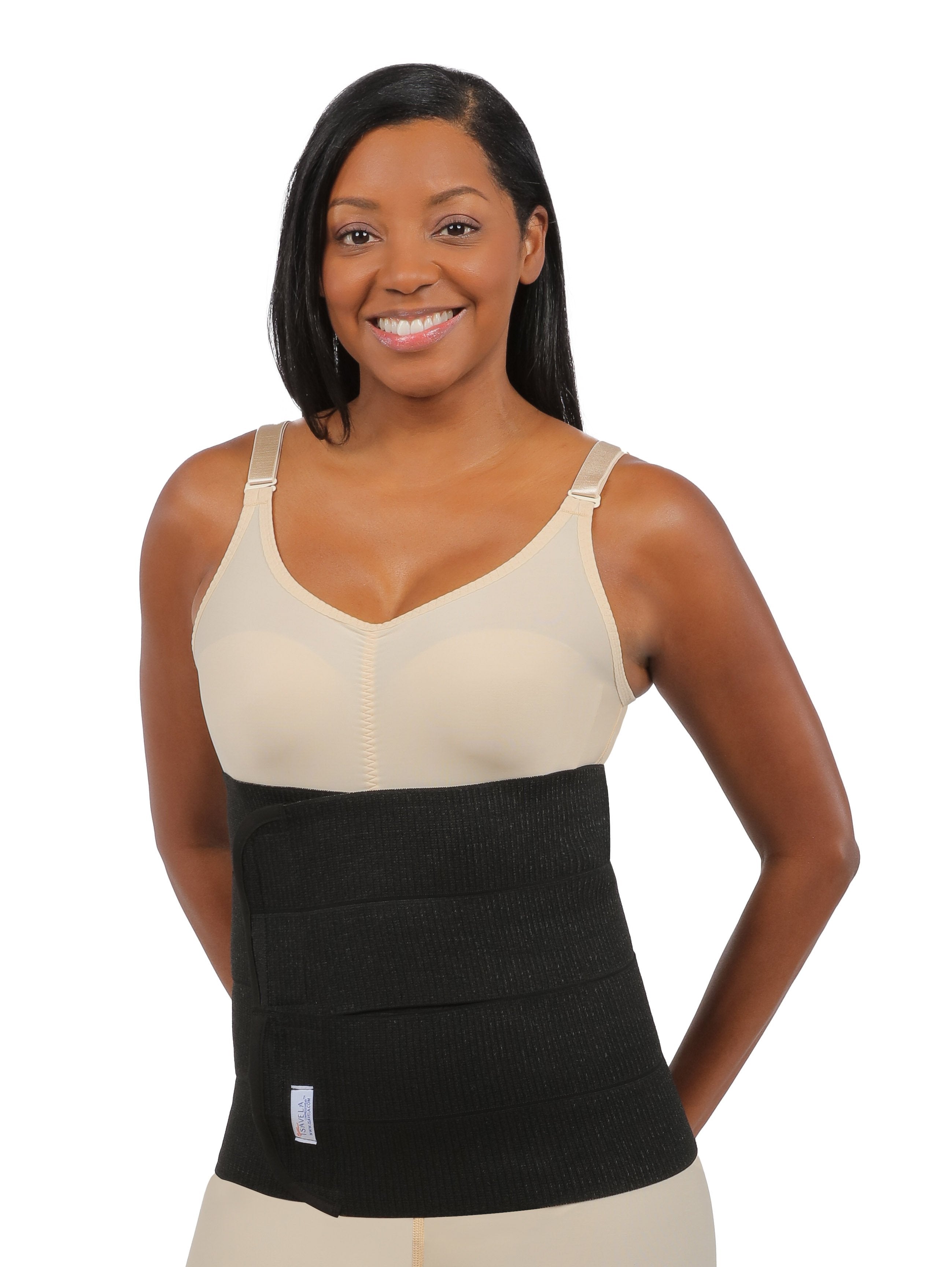 Banda Abdominal Unisex de 12" con 2 Paneles Divididos (AB04)
