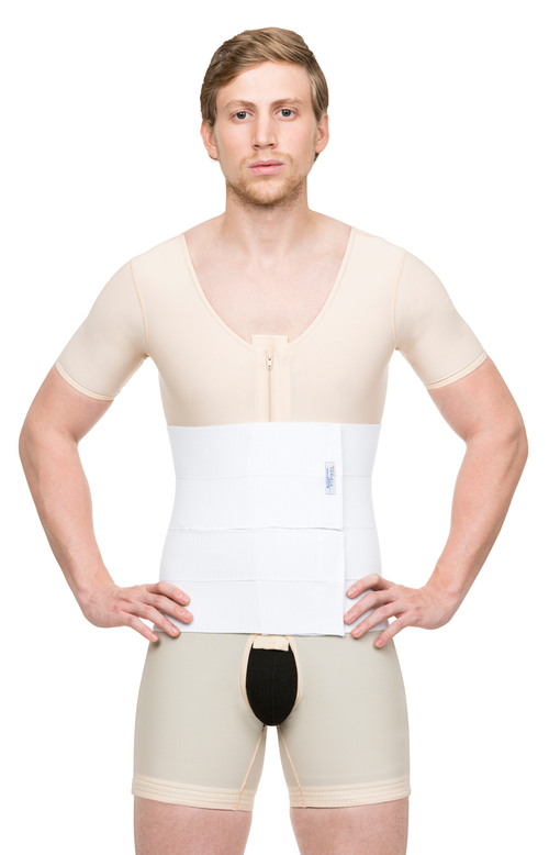 Banda Abdominal Unisex de 12" con 2 Paneles Divididos (AB04)