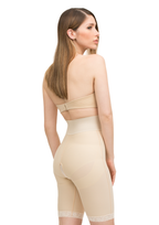 Pantalones cortos moldeadores de cuerpo de cintura alta con ziper (BE09)