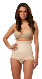 Faja abdominal de cintura alta, tipo panty, con cierre lateral (GR01)