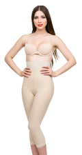 Faja leggings - compresión abdominal de alta cintura alta estilo capri (GR06)