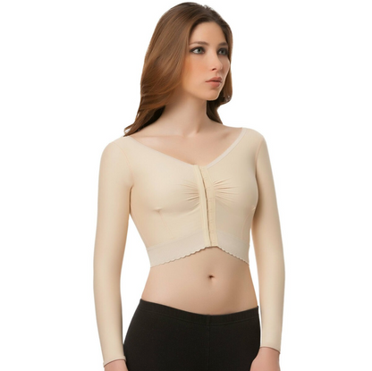 Brasier bolero de compression con mangas de 3/4 (VS02-MS)