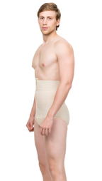 Calconcillo con cintura alta de compresión para hombre postquirurgica con zipper (MG01)