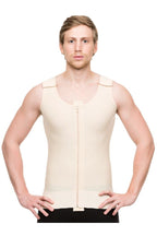 Camiseta de compresión para hombre postquirurgica con zipper (MG03)
