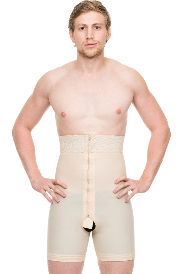 Pantalones cortos para hombre de cintura alta, abdomen, control de pierna, adelgazamiento, moldeador, boxeador breve para hombre (MG09)