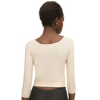 Chaleco bolero compresor con manga 3/4 y brasier integrado (VS03-MS)