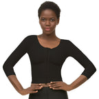 Chaleco bolero compresor con manga 3/4 y brasier integrado (VS03-MS)