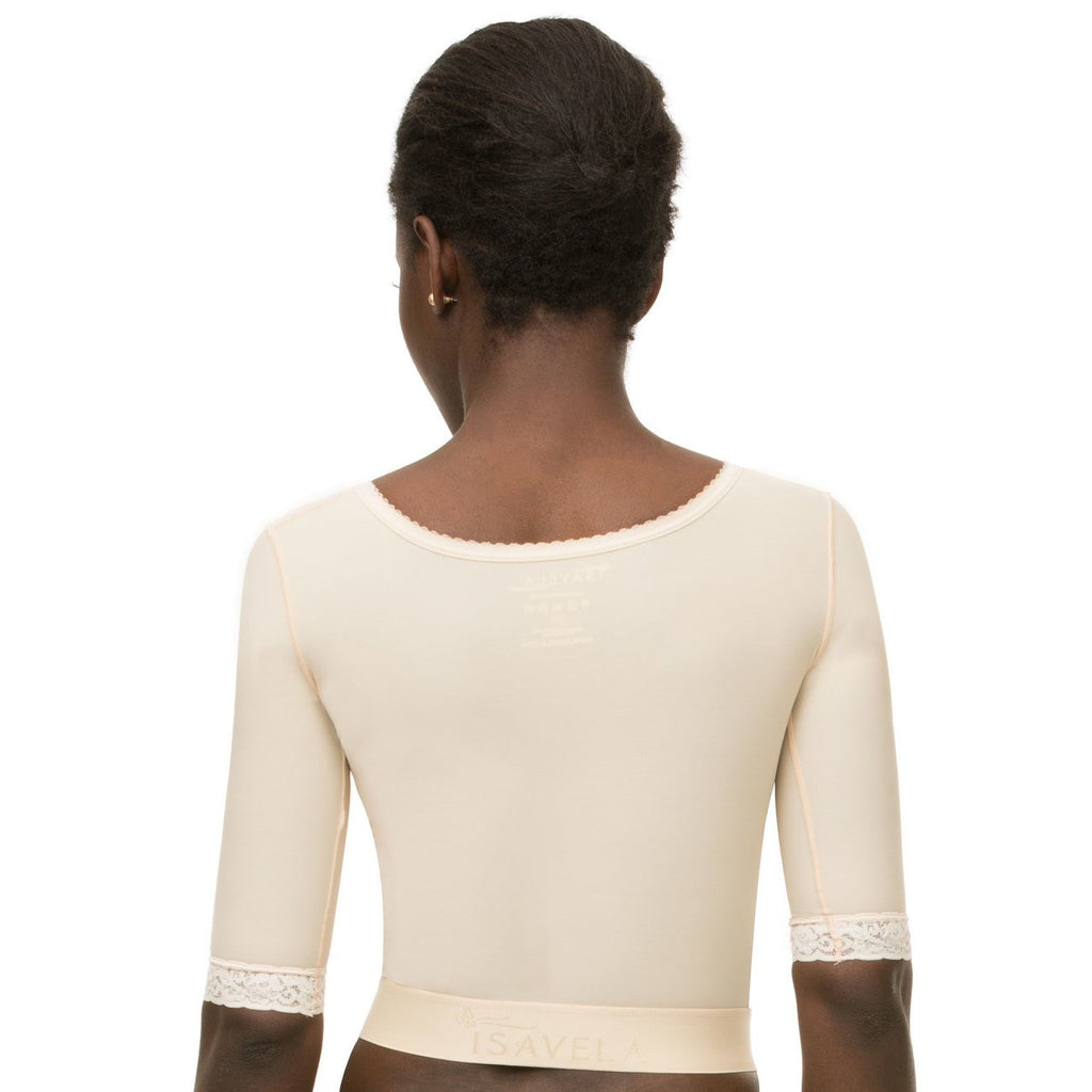 Chaleco bolero compresor con manga corta y brasier integrado (VS03-SS)