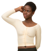 Chaleco bolero compresor con manga corta y brasier integrado (VS03-SS)
